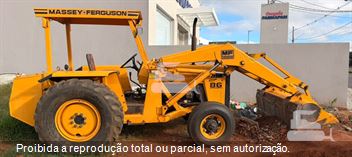 Retro Escavadeira Massey Ferguson MF86