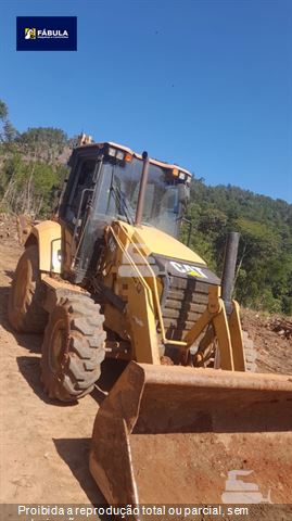 Retro Escavadeira Caterpillar 416F2