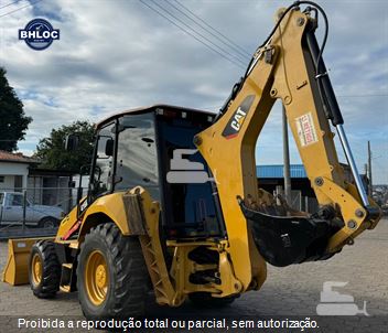 Retro Escavadeira Caterpillar 416F2