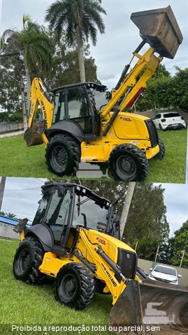 Retro Escavadeira New Holland B110B