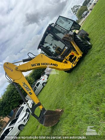 Retro Escavadeira New Holland B110B