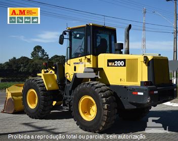 Pá Carregadeira Komatsu WA200