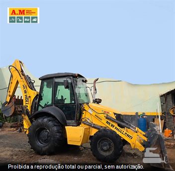 Retro Escavadeira New Holland B95B