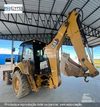 Retro Escavadeira Caterpillar 416