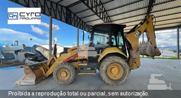 Retro Escavadeira Caterpillar 416