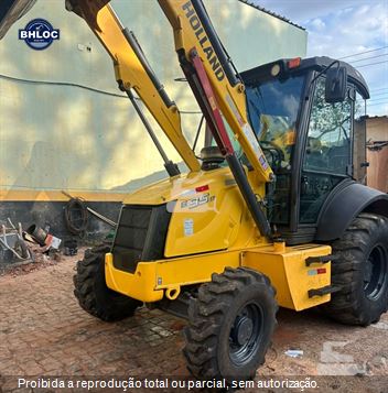 Retro Escavadeira New Holland B95B
