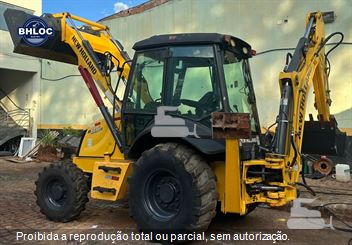 Retro Escavadeira New Holland B95B