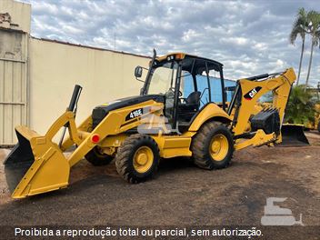 Retro Escavadeira Caterpillar 416E
