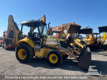 Retro Escavadeira New Holland B90B