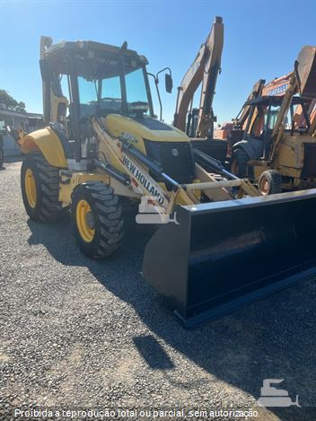 Retro Escavadeira New Holland B90B