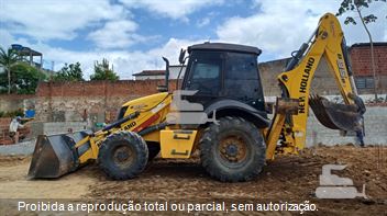 Retro Escavadeira New Holland B95B