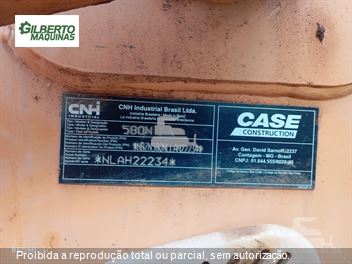 Retro Escavadeira Case 580N