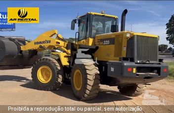 Pá Carregadeira Komatsu WA320