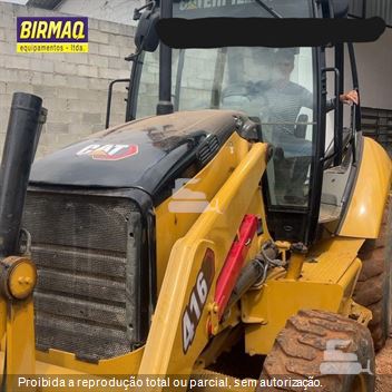 Retro Escavadeira Caterpillar 416E