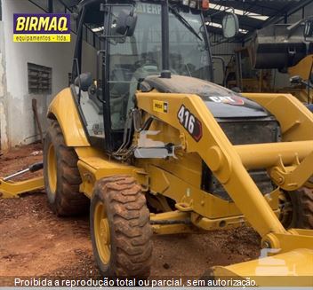 Retro Escavadeira Caterpillar 416E