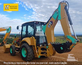 Retro Escavadeira Caterpillar 416
