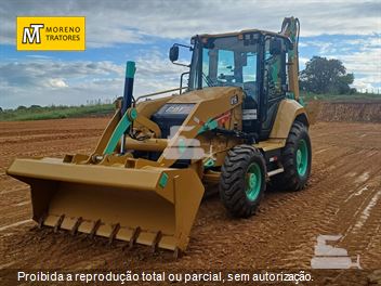 Retro Escavadeira Caterpillar 416
