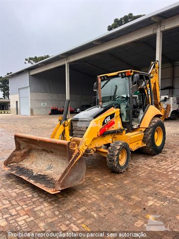 Retro Escavadeira Caterpillar 416E