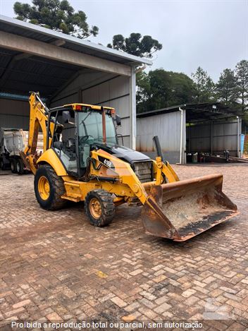 Retro Escavadeira Caterpillar 416E