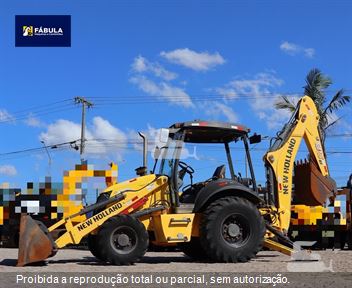 Retro Escavadeira New Holland B95B