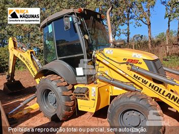 Retro Escavadeira New Holland B95B
