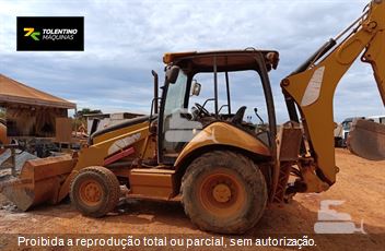 Retro Escavadeira Caterpillar 416E