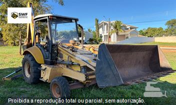 Retro Escavadeira New Holland LB90