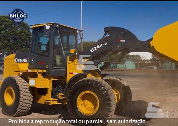 Pá Carregadeira John Deere 624K-II